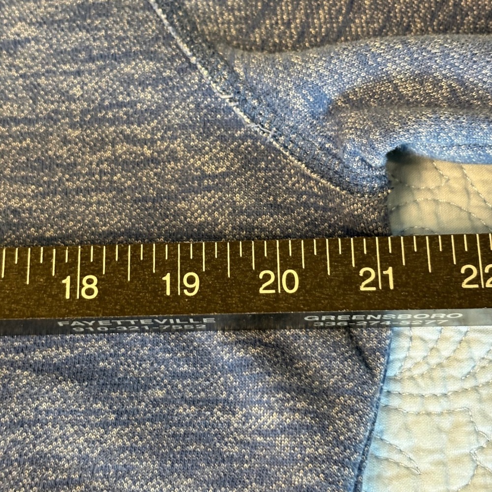 Hollister Mens Blue Marl Space Dye Pullover Hoodie Sweatshirt Size M Logo Y2K - Picture 10 of 10